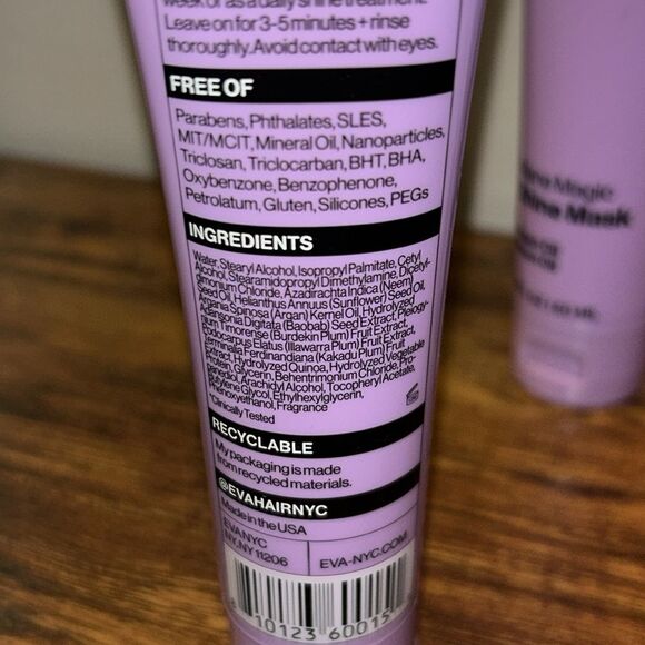 NEW Eva NYC Mane Magic Shine Mask 2 oz 6 PACK - Picture 5 of 8